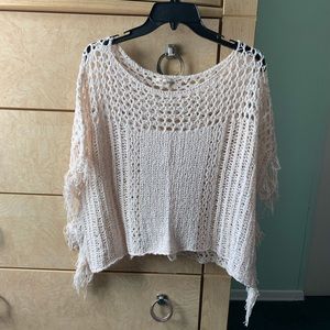 Hollister Crochet sweater